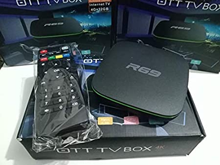 TV BOX R69 32GB 8K Ultra HD / 5D – Preto
